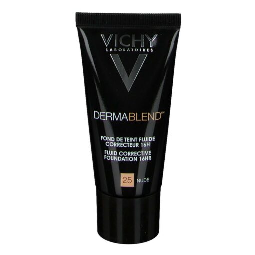 VICHY Dermablend Fond De Teint Fluide Correcteur 16h Teinte 25 Nude 30ml